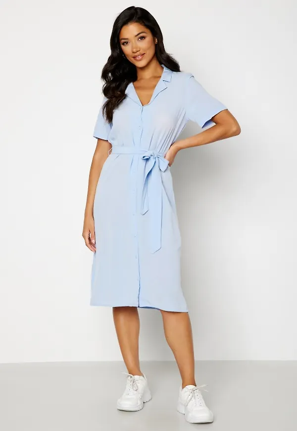 Pieces Olivia SS Dress Kentucky Blue L