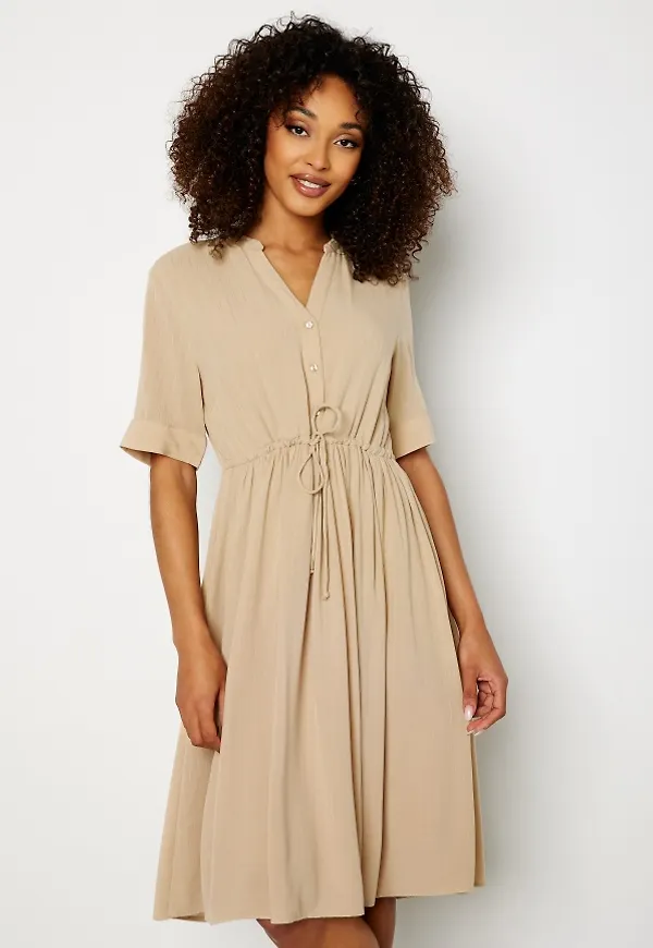 Pieces Otena SS Dress White Pepper M