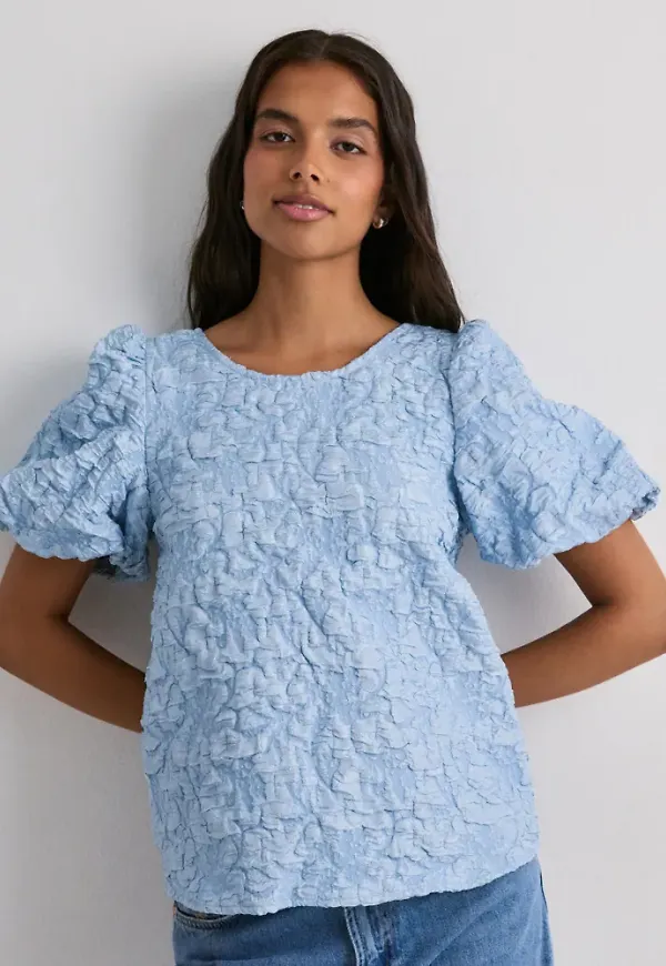 Pieces - - Pcgretchen Ss Top Wvn