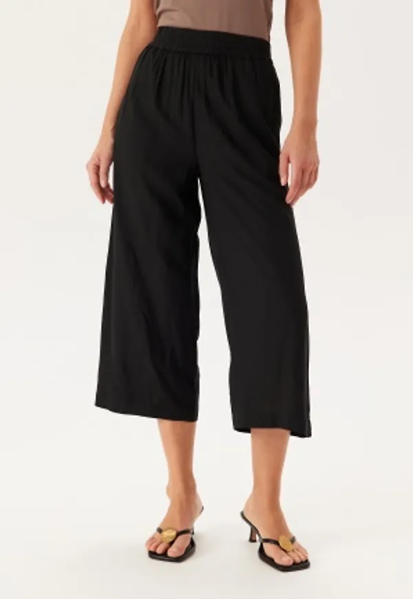Pieces Pcpia Hw Wide Culotte Wvn Noos Black XS