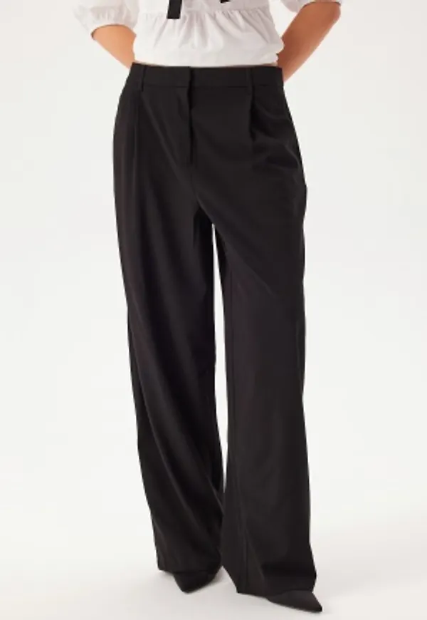Pieces Pcpruisa Lw Baggy Pants Black XL