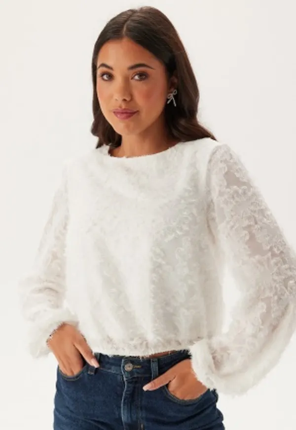 Pieces Pcriara Ls Top Cloud Dancer XS