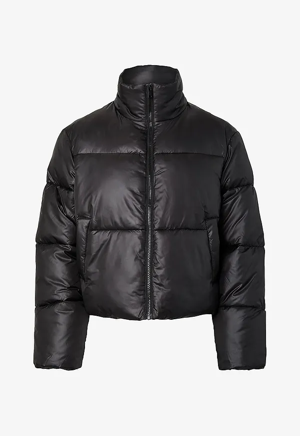 pieces - Pufferjacka Pcamilia Short Puffer - Svart