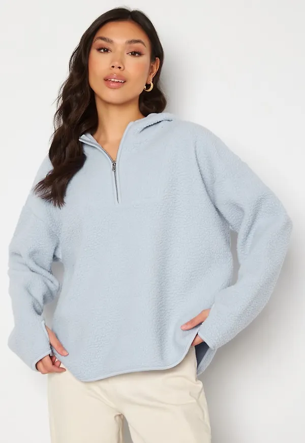 Pieces Sadie Fleece LS Hoddie Kentucky Blue L