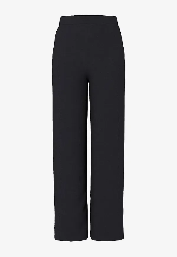pieces - Sweatpants pcMichelle Scuba HW - Svart