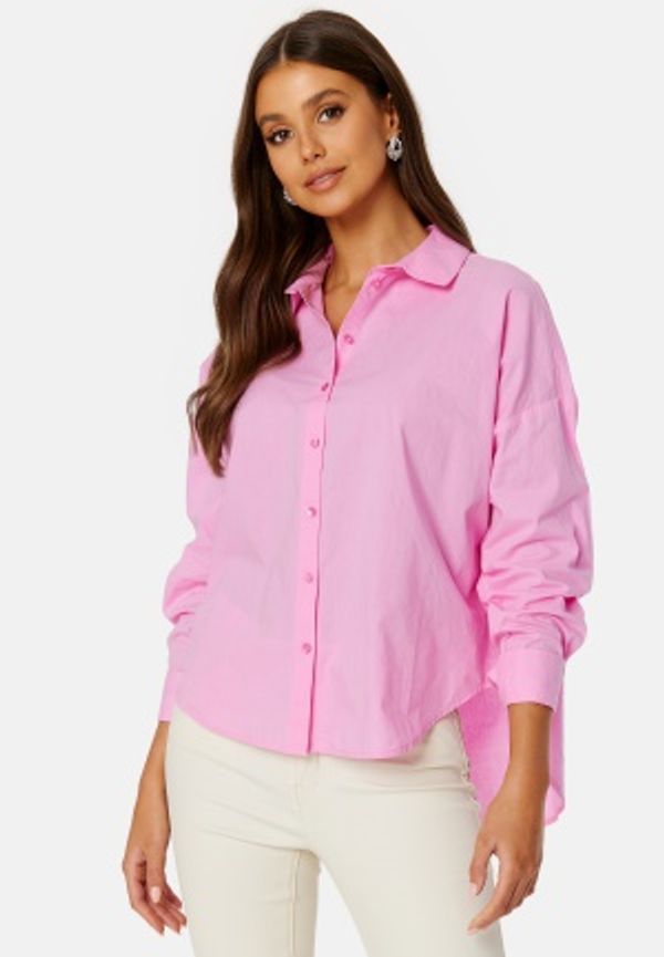 Pieces Tanne LS Loose Shirt Begonia Pink L