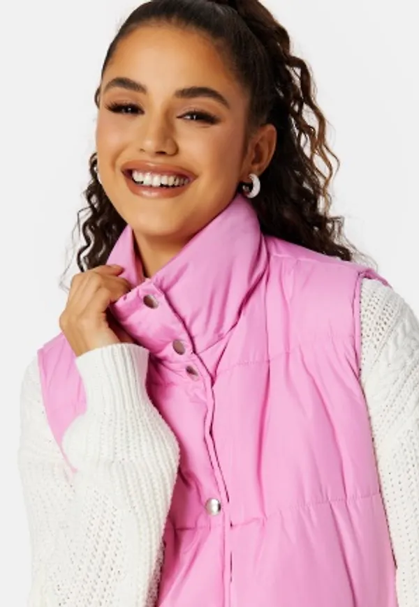 Pieces Tee Waist Coat Begonia Pink L