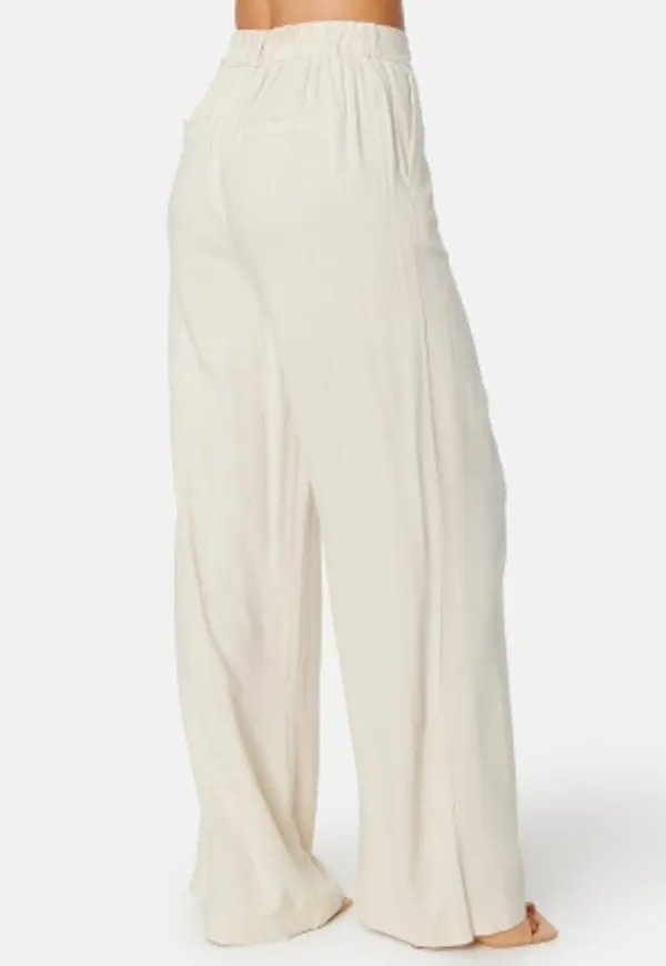 Pieces Vinsty Linen Wide Pants Birch S