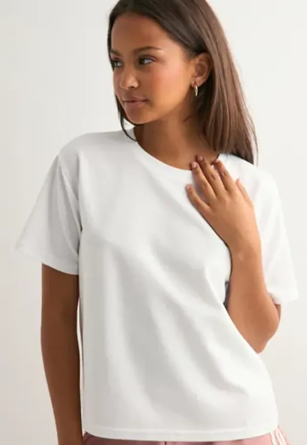 Pieces - Vit - Pcskylar Ss Tee Jrs Noos