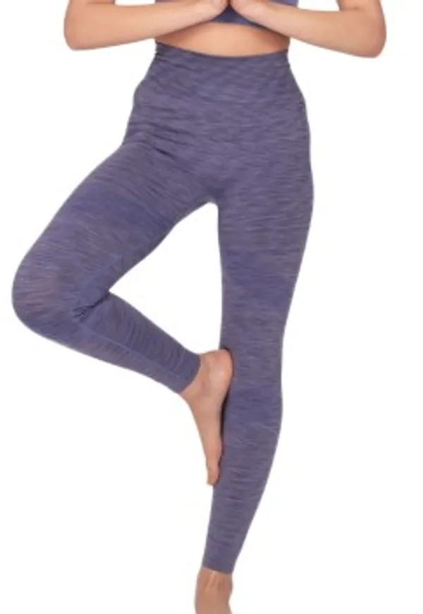 Pierre Robert Seamless Tights Blå Medium Dam