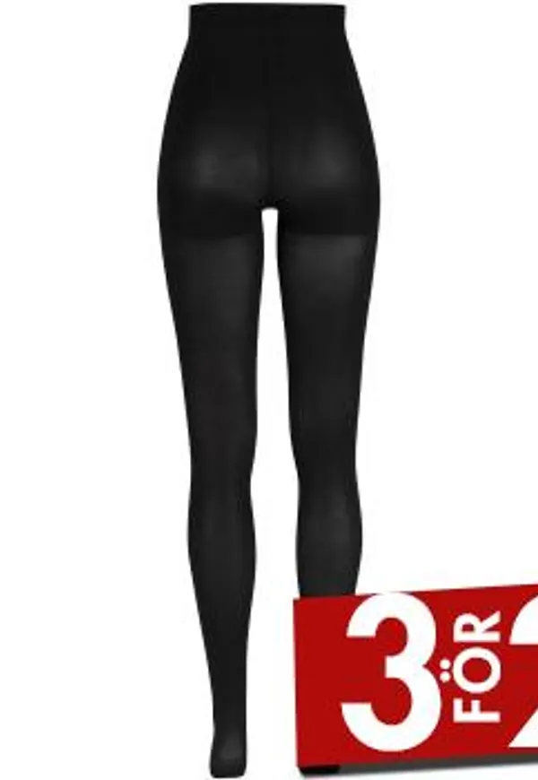 Pierre Robert Strumpbyxor Hold-in Thin Wool Tights Svart Strl 36/40 Dam