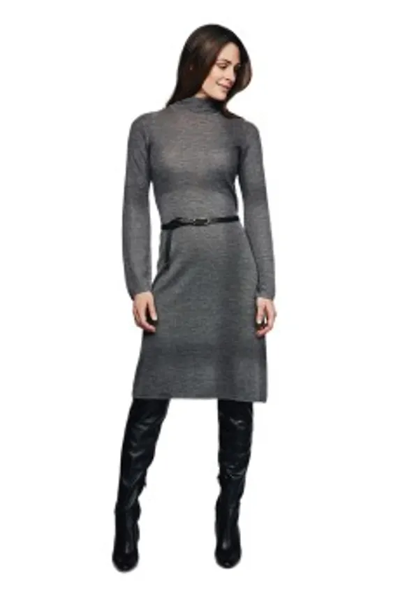 Pierre Robert X Jenny Skavlan Wool A-Line Dress Mörkgrå Large Dam – Timarco