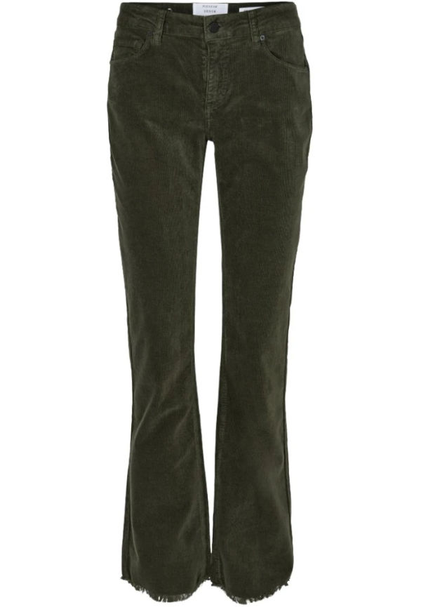 Pieszak PD-Marija Flare Jeans Babycord Grön, Dam