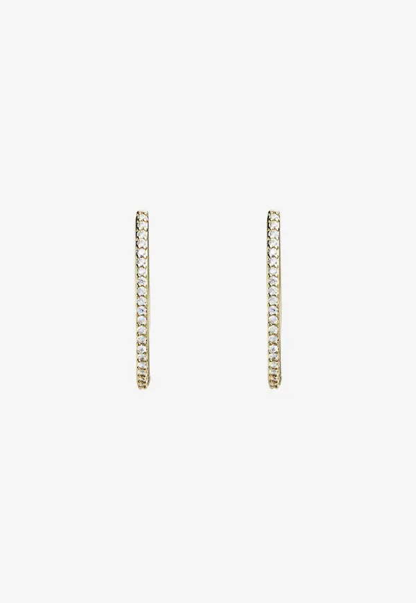Pilgrim - Guld - Root Hoop Earrings
