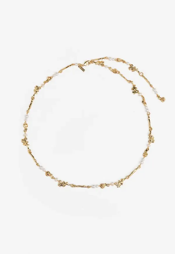 Pilgrim - Guld - Sloan Pearl Necklace