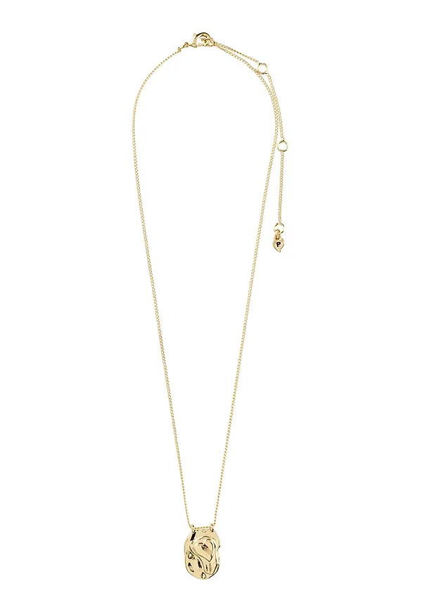Pilgrim Halsband 'PEACE' guld