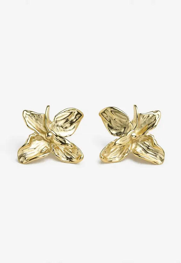 Pilgrim - - Trace Flower Earrings