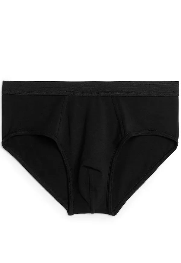 Pima Cotton Briefs - Black