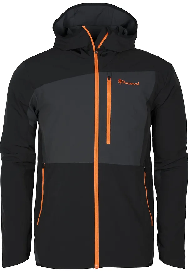 Pinewood Men's Abisko Light Stretch Jacket Dark Anthracite/Black