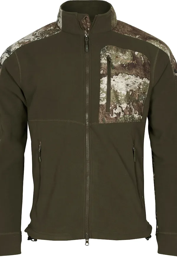 Pinewood Men's Småland Hunters Camou Fleece Jacket Hunting Brown/Strata