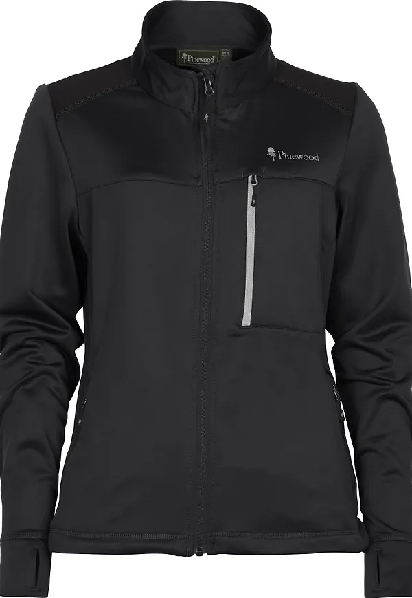 Pinewood Women's Abisko Power Fleece Black