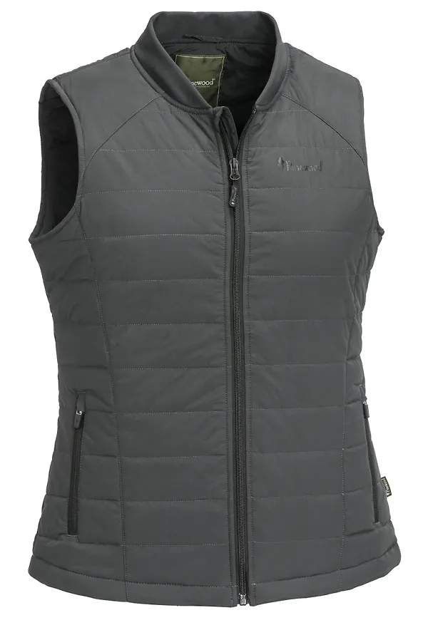 Pinewood Women's Delbert Vest Dark Anthracite