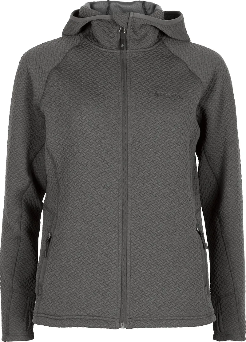 Pinewood Women's Everyday Travel Full Zip Hoodie Grey Mel