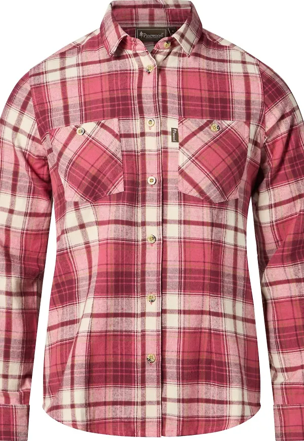 Pinewood Women's Felicia Shirt Cherrypink/offwhite