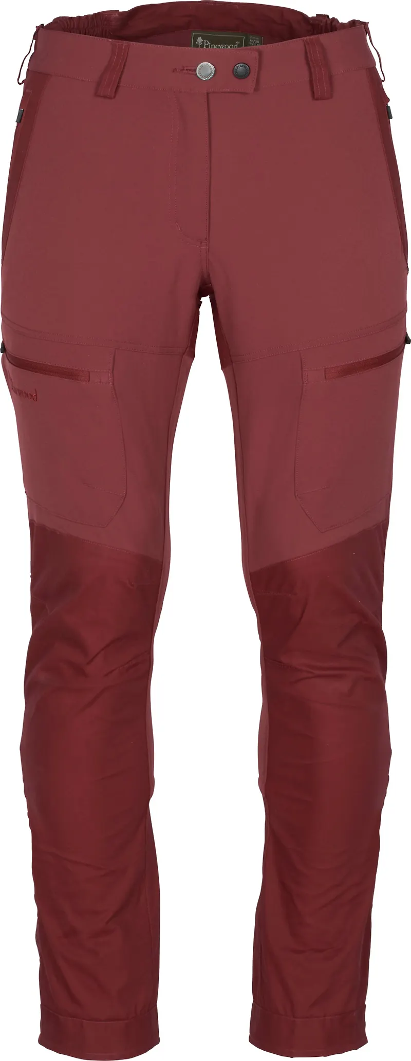 Pinewood Women's Finnveden Hybrid Trousers Dark Red/Dark Tomato