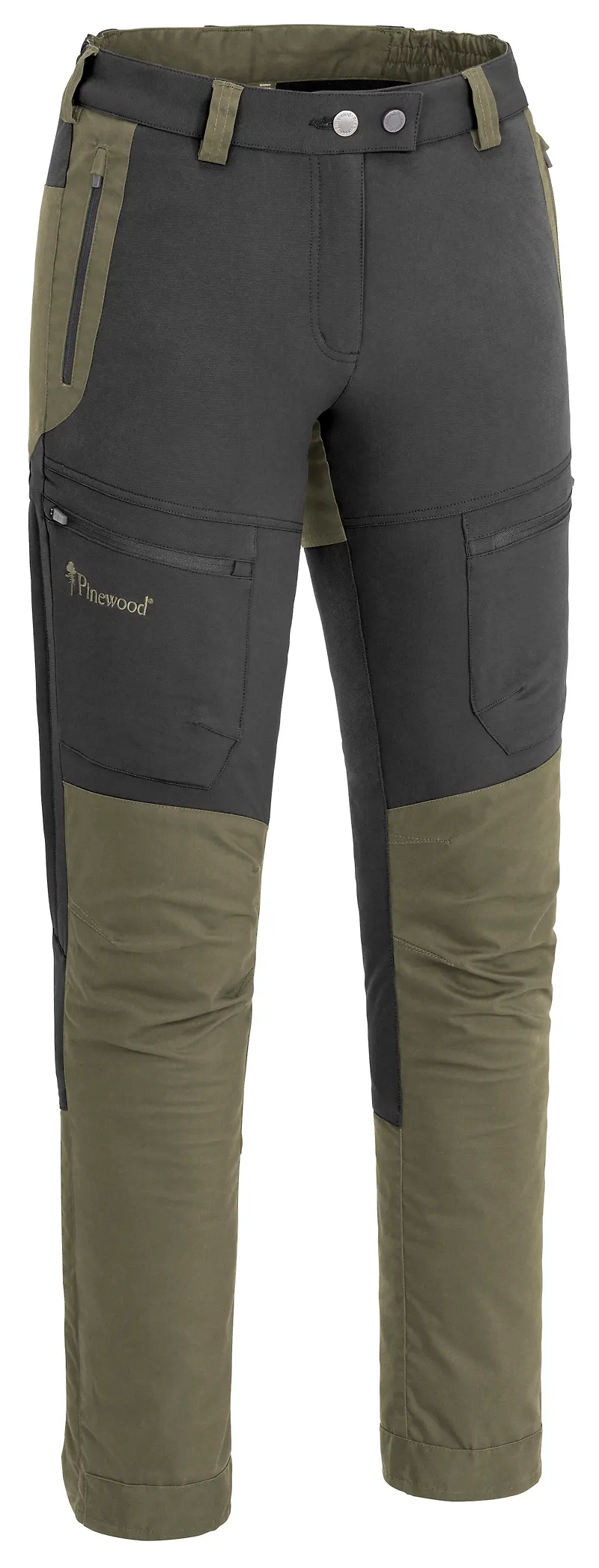 Pinewood Women's Finnveden Hybrid Trousers Mid Green/Dark Anthracite