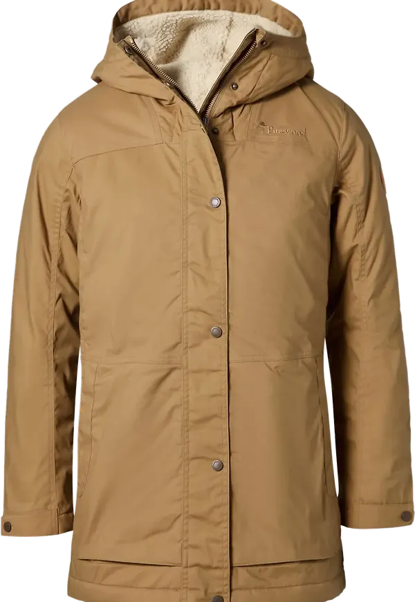 Pinewood Women's Finnveden Winter Jacket Dark Sandstone