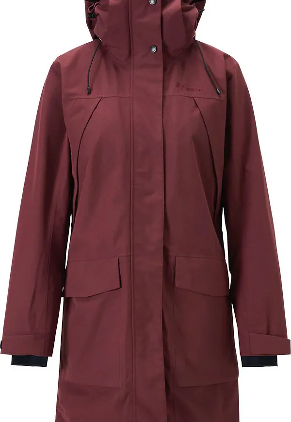 Pinewood Women's Rain Parka Earth Plum