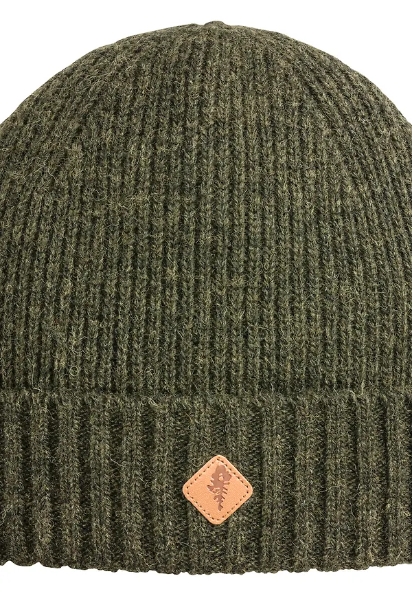Pinewood Wool Hat Moss Green Melange