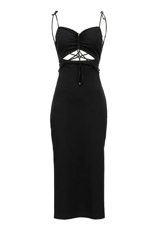 Pinko - Festklänningar - Svart - Dam - Storlek: Xl,L,M