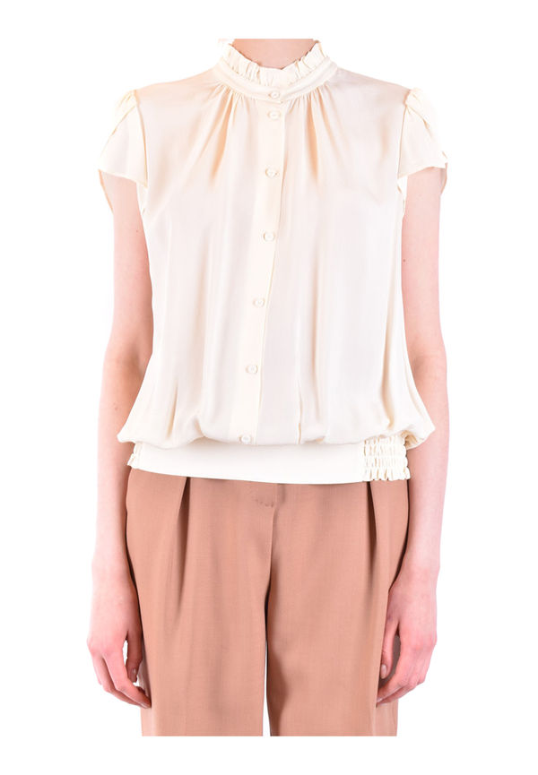Pinko - Skjortor - Beige - Dam - Storlek: M