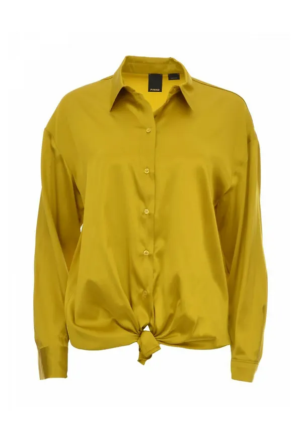 Pinko - Skjortor - Gul - Dam - Storlek: M,S,Xs