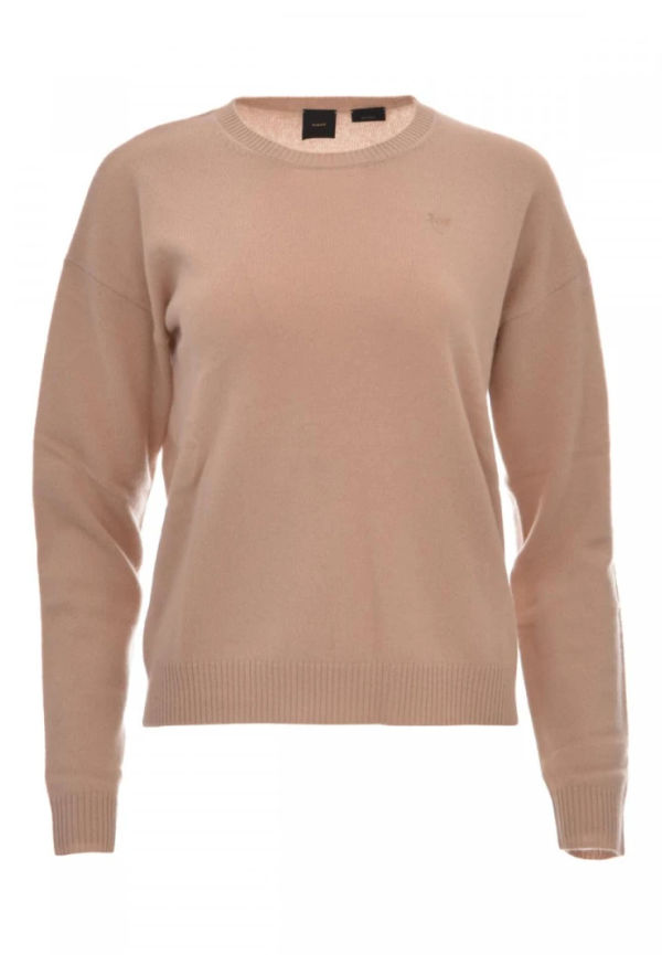 Pinko - Stickade tröjor & koftor - Beige - Dam - Storlek: L,M,S,Xs