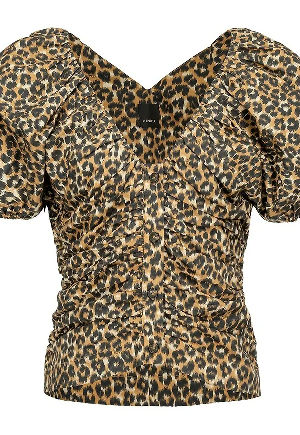 Pinko - T-shirts - Brun - Dam - Storlek: Xs,2Xs,L,S,3Xs,M