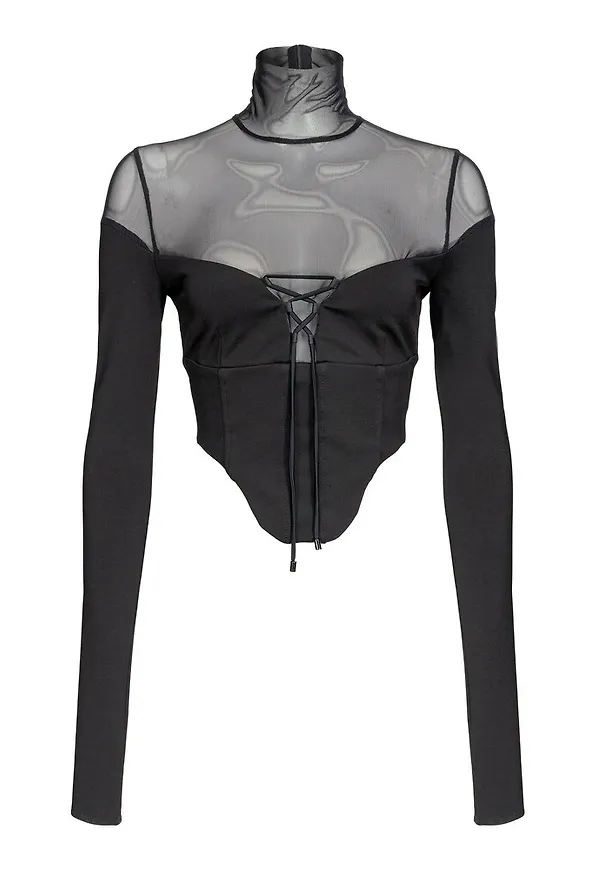 Pinko - T-shirts - Svart - Dam - Storlek: L,M,S,Xs