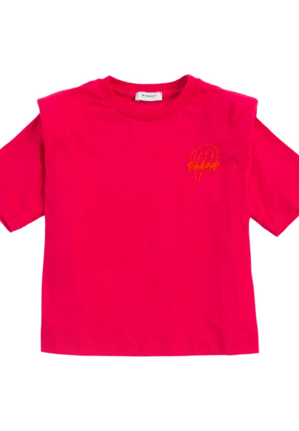 Pinko 030223 short sleeve t-shirts Röd, Dam