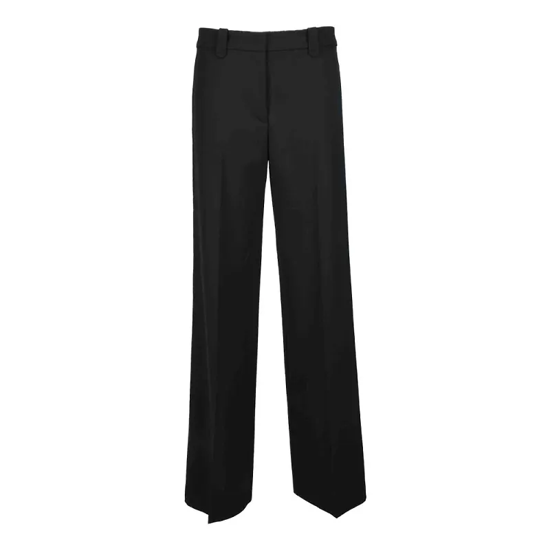 Pinko, Byxor, Dam, 3Xs, Polyester, Elegant Ullblandning Stretchbyxor