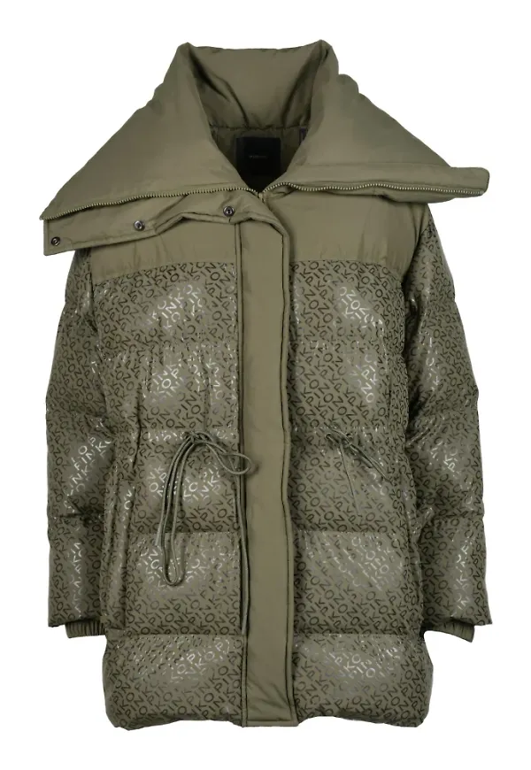 Pinko, Jacka, Dam, M, Polyester, Quiltad Pufferjacka