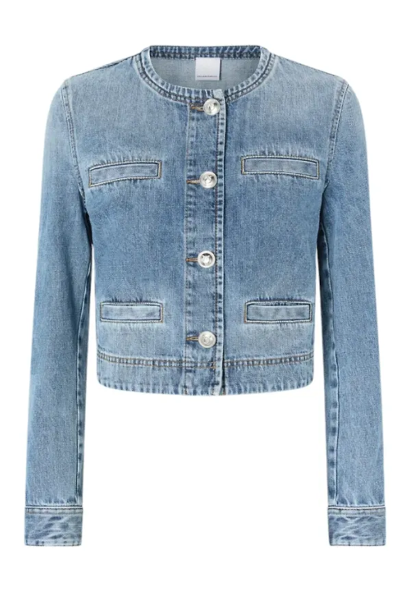 Pinko, Jacka, Dam, XS, Bomull, Jeansjackor med bomullsfoder