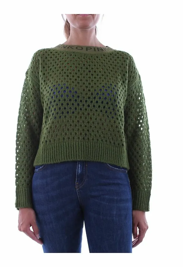 Pinko Knitwear Orquidea-Se0 Grön, Dam