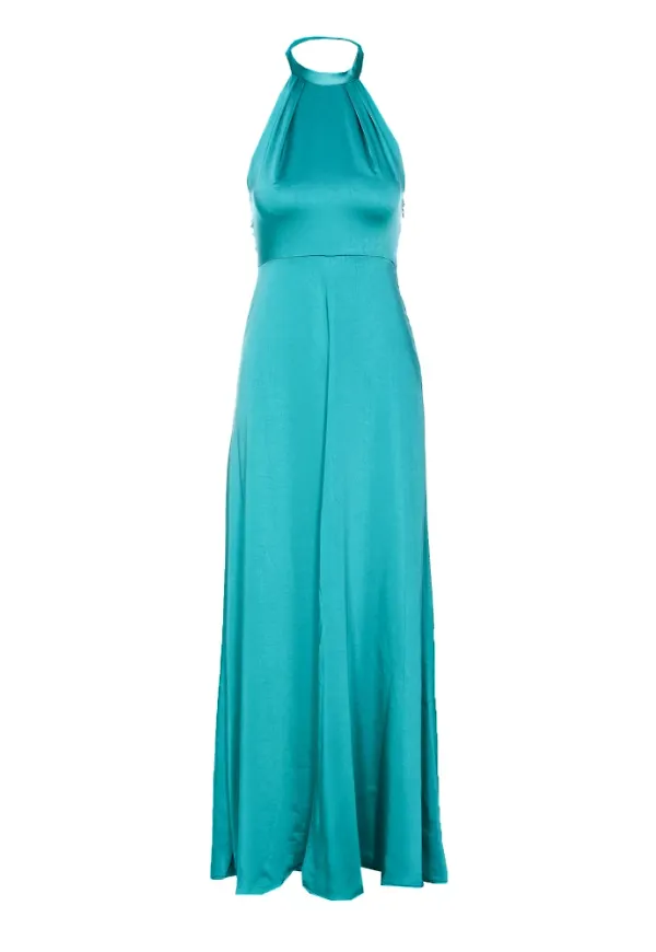 Pinko Maxi Dresses Blå, Dam