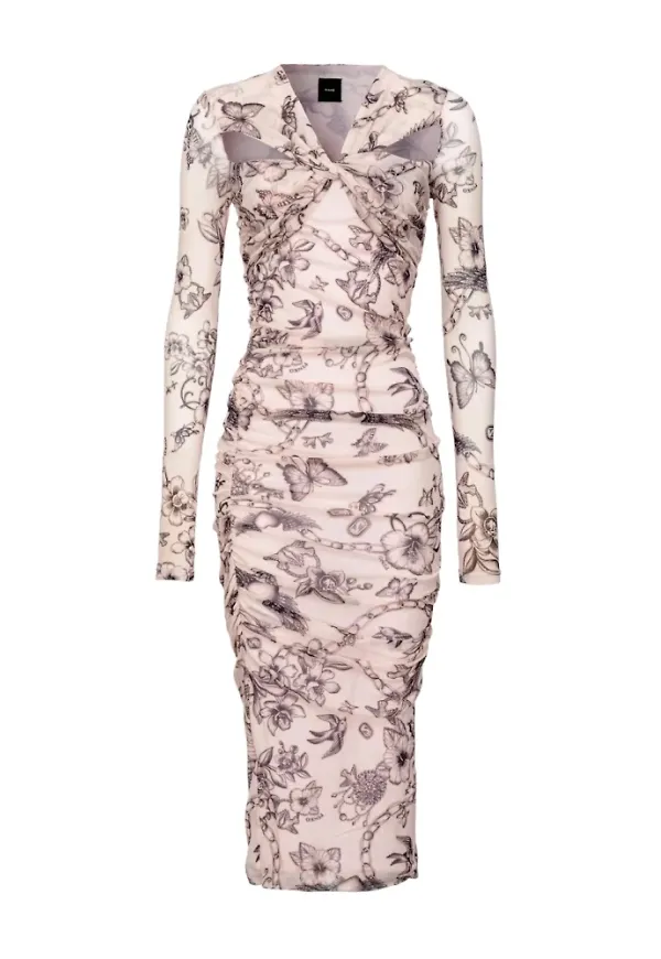 Pinko Midi Dresses Rosa, Dam
