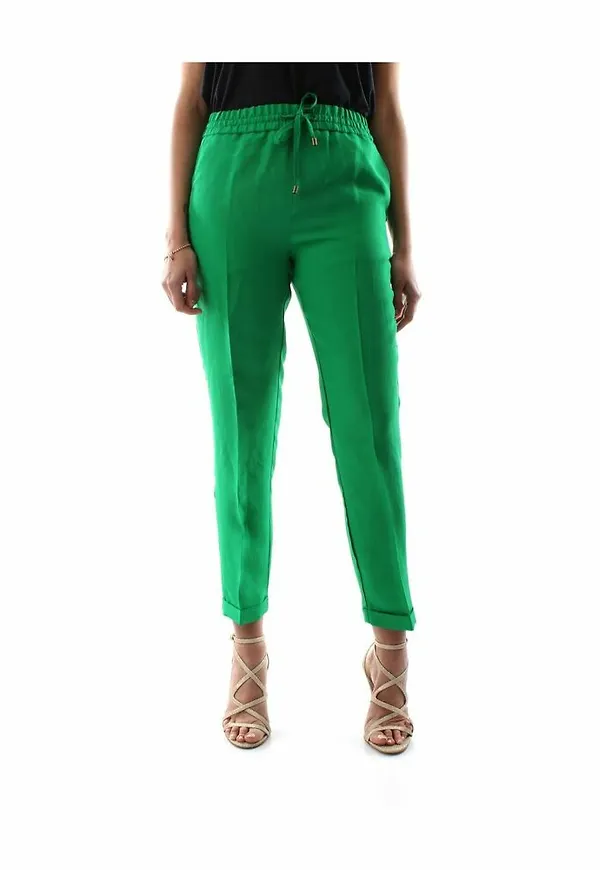 Pinko Pantaloni Piombino-V28 Grön, Dam