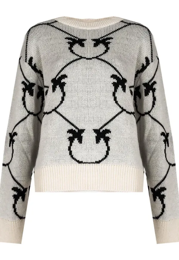 Pinko Round-neck Knitwear Svart, Dam