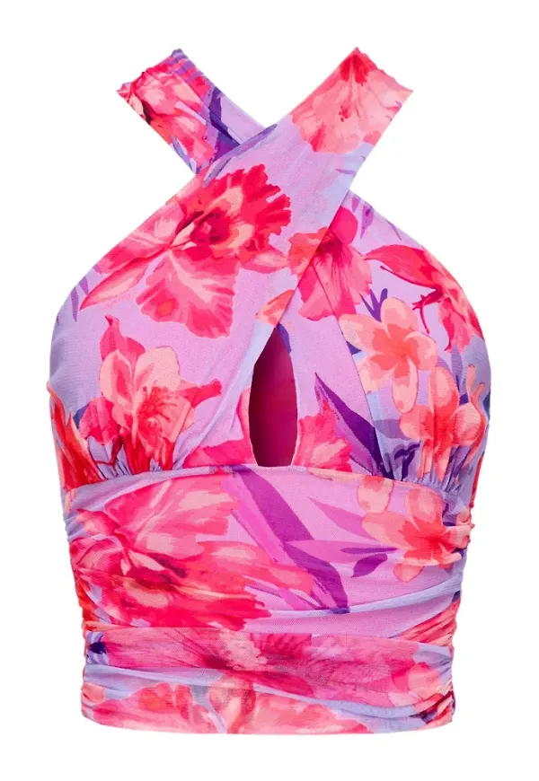 Pinko Sleeveless Tops Lila, Dam