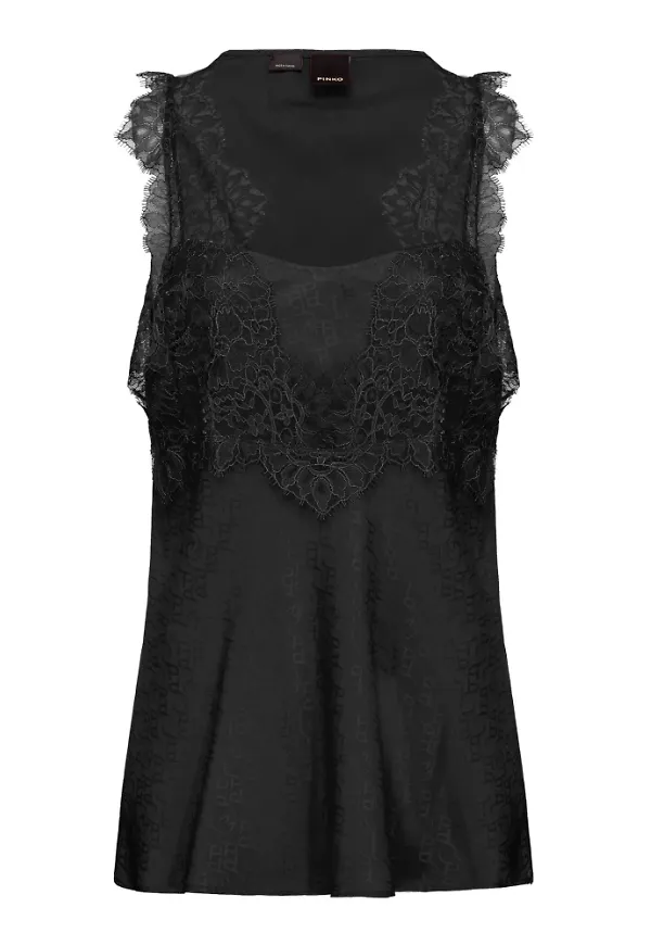 Pinko Sleeveless Tops Svart, Dam